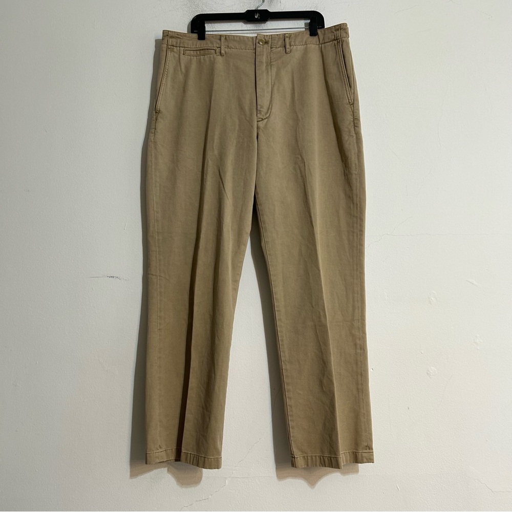 Alex Mill Vintage Washed Straight Leg Chino Pants Faded Khaki Size 38L - Picture 2 of 11